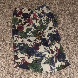 Necessary Clothing Multicolor Floral Blouse
